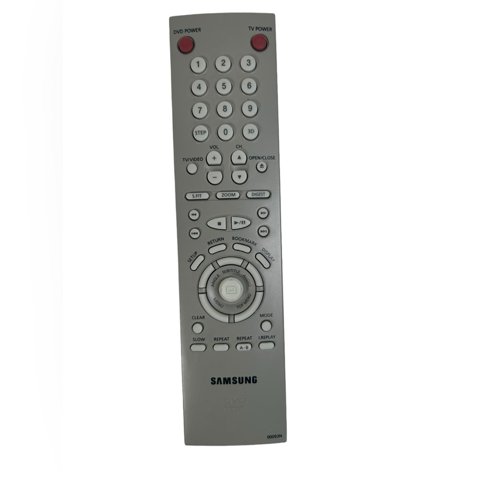Samsung 00093N OEM Original DVD Replacement Remote Control Tested Gray.